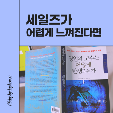 실전 세일즈 비법서 추천 영업의 고수는 어떻게 탄생되는가